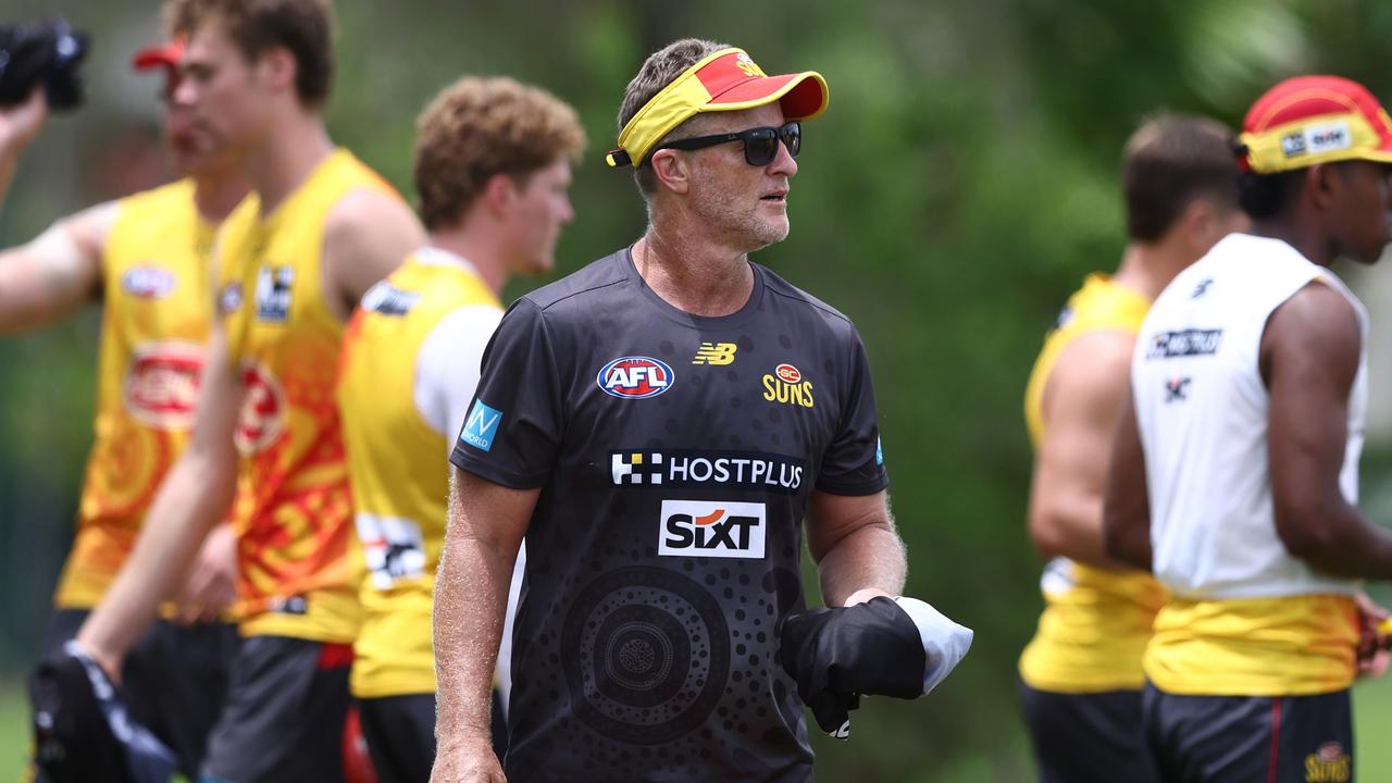 Damien Hardwickhas taken the reins at the Gold Coast Suns. Picture: Chris Hyde/Getty Images