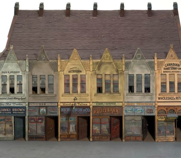 Kings Cross in the 1880s reflected in an architectural model. Picture: Supplied/MAAS