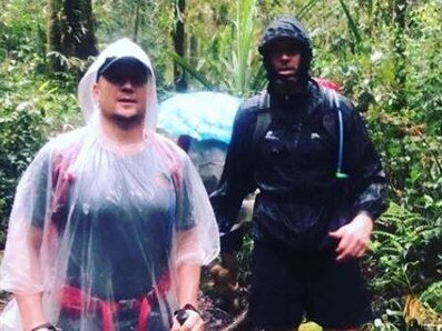 Former Richmond players on the Kokoda track