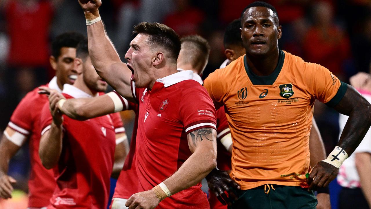 The Wallabies were smashed by Wales at the World Cup. Picture: Jeff Pachoud / AFP