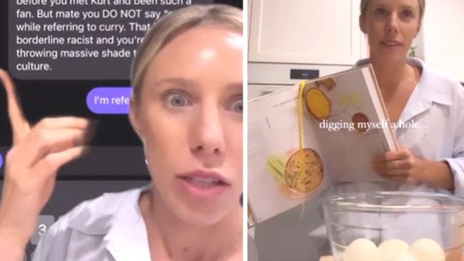 Stevenson’s comments to her son about being a “smelly egg boy” sparked outrage. Picture: Instagram.