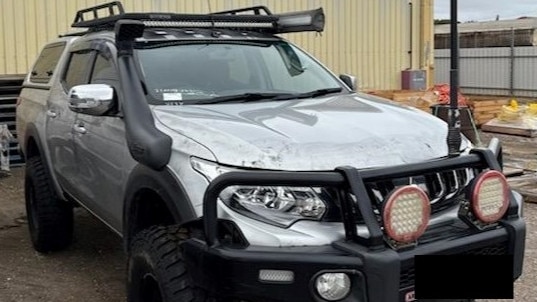 Police say this car was used to kidnap a man from shops at Honeypot Rd at Huntfield Heights on Tuesday, June 3, 2025. Picture: SAPOLPolice are seeking assistance from the public following an incident in the southern suburbs earlier this week. Crime Gangs Task Force Detectives are investigating a serious assault that occurred about 6.30pm on Tuesday 3 June. It will be alleged a man was taken by force from a retail shop on Honeypot Road at Huntfield Heights and driven around the area. Police will allege the victim, a 24-year-old man from Parafield Gardens, was assaulted by the occupants of a silver 2017 Mitsubishi Triton with a canopy (see picture), at Sports Park Drive, Morphett Vale. The man was taken by SAAS members to hospital, where he was treated for non-life threatening injuries. Following an investigation, Detectives arrested a 29-year-old man from Port Noarlunga, he was charged with aggravated assault and aggravated theft. He was granted police bail to appear in court at a later date. A 27-year-old man from Hackham was arrested and charged with aggravated kidnapping, aggravated assault and aggrav...