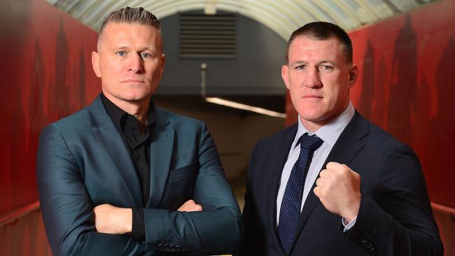 Promoter Danny Green with Paul Gallen.