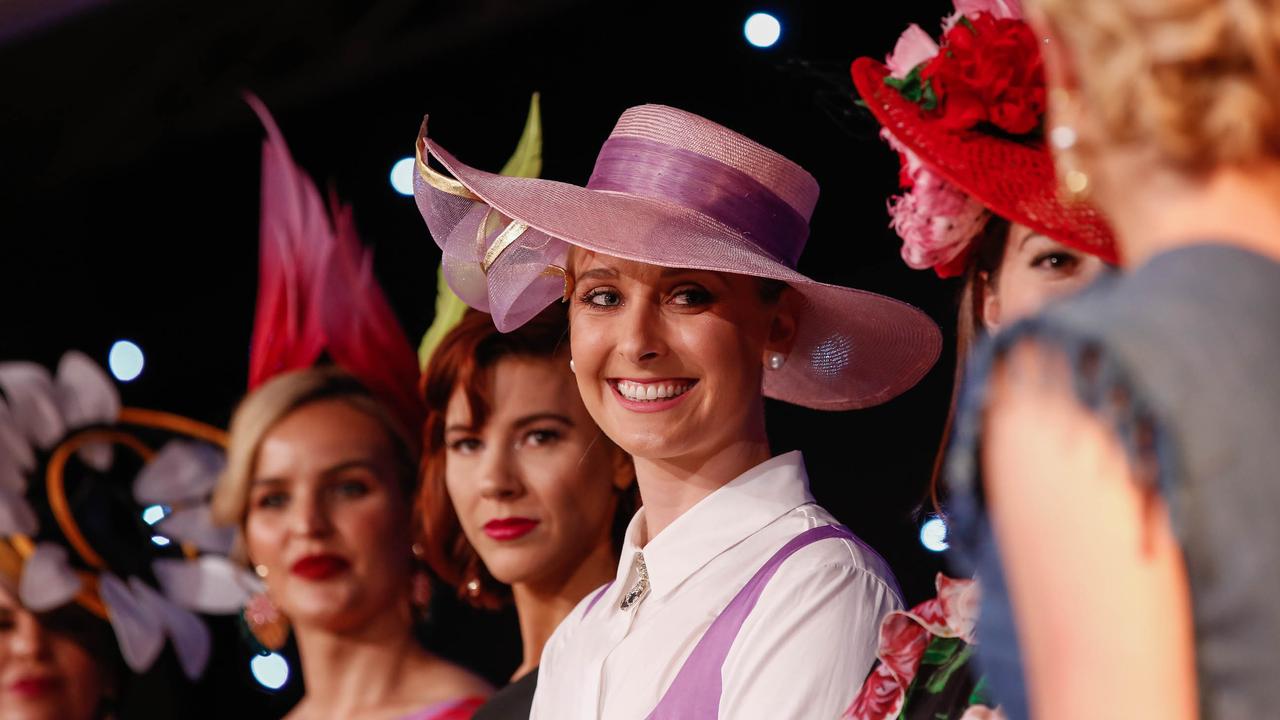 The Fashions on the Field finalists at Bridge Toyota Ladies Day. Picture: GLENN CAMPBELL