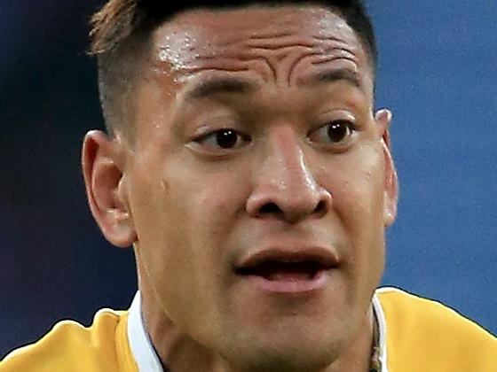 LONDON, ENGLAND - NOVEMBER 01: Israel Folau of Australia during The Killik Cup match between the Barbarians and The Australian Wallabies at Twickenham Stadium on November 1, 2014 in London, England. (Photo by David Cannon/Getty Images)