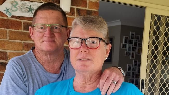 Belinda Ryan, pictured with her husband Howard, would like to choose voluntary assisted dying.