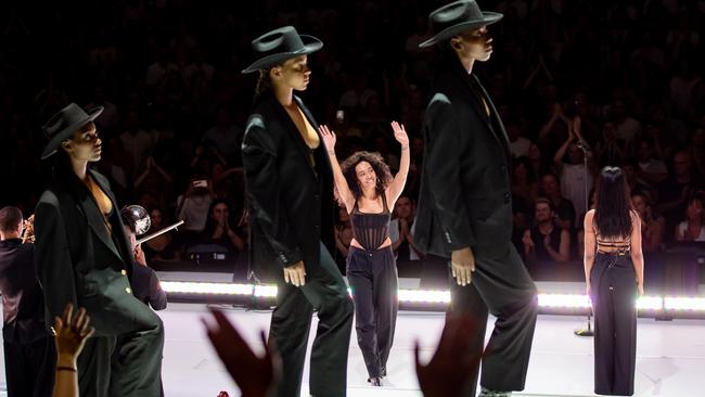 Put your hands up, Solange. Picture: Daniel Boud/Sydney Opera House