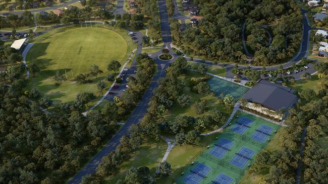 Artist impressions of Arundel Hills Country club redevelopment. Picture: Supplied.