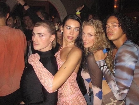 Dua Lipa and friends partying at Electric Bar following her Future Nostalgia world tour. Facebook