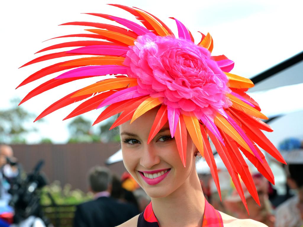 Hats at the races are more than just something to cover your head. Picture: David Caird