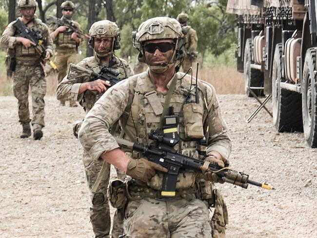 40 Commando, Royal Marines and 2nd Battalion, Royal Australian Regiment conduct integration training  at Townsville Field Training Area in preparation for Exercise Talisman Sabre 23. *** Local Caption *** Exercise Talisman Sabre 2023 is being conducted across northern Australia from 22 July to 4 August.  More than 30,000 military personnel from 13 nations will directly participate in Talisman Sabre 2023, primarily in Queensland but also in Western Australia, the Northern Territory and New South Wales.Â    Talisman Sabre is the largest Australia-US bilaterally planned, multilaterally conducted exercise and a key opportunity to work with likeminded partners from across the region and around the world.  Fiji, France, Indonesia, Japan, Republic of Korea, New Zealand, Papua New Guinea, Tonga, the United Kingdom, Canada and Germany are all participating in Talisman Sabre 2023 with the Philippines, Singapore and Thailand attending as observers.  Occurring every two years, Talisman Sabre reflects the closeness of our alliance and strength of our enduring military relationship with the United States and also our commitment to working with likeminded partners in the region.  Now in its tenth iteration, Talisman Sabre provides an opportunity to exercise our combined capabilities to conduct high-end, multi-domain warfare, to build and affirm our military-to-military ties and interoperability, and strengthen our strategic partnerships.