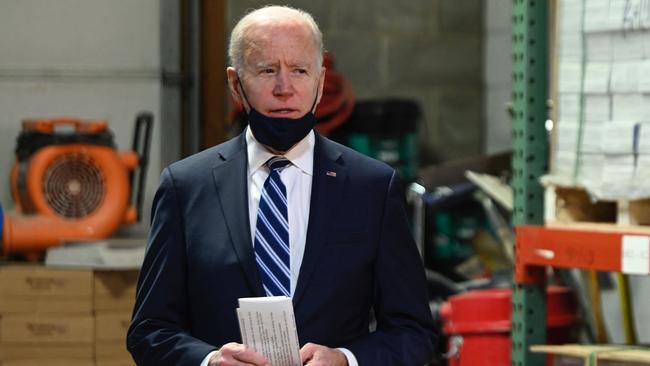 US President Joe Biden has always done nothing on China. Picture: Andrew Cabellero-Reynolds/AFP