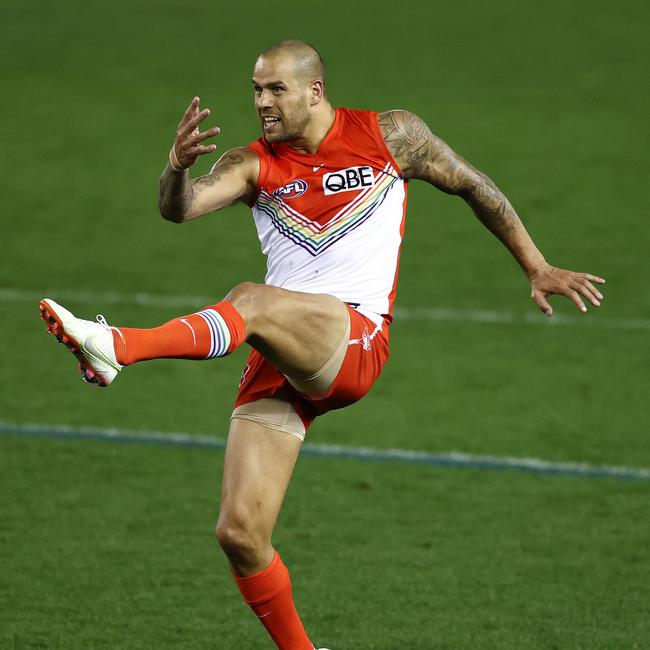 Sydney spearhead Lance Franklin. Pic: Michael Klein