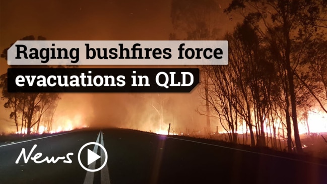 Raging bushfires force more evacuations in central Queensland