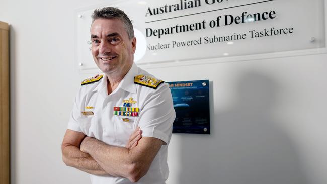 Chief of the nuclear-powered submarine Taskforce, Vice-Admiral Jonathan Mead in Canberra. Picture: Gary Ramage