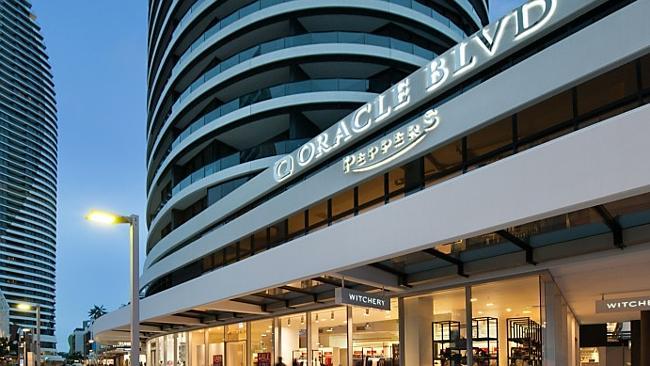 The Oracle retail precinct at Broadbeach.