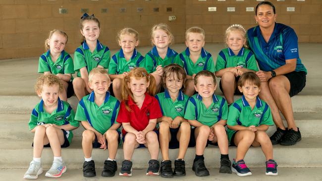 Hampden State School Back Row: Layla de Waard, Lily Scriha, Kaylee Edwards, Eliza Ellis, Ollie Evans, Elaynah Bailey Front Row: Scarlette Mcfarlane, Diesel Giles, Abigail Harwood, Name withheld, Jacob Saville, Marlee Gerovich Picture: Michaela Harlow