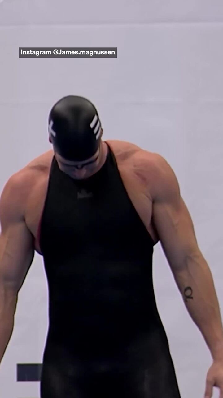 A massive James Magnussen attempting a 50m world record