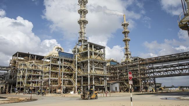 Lynas’ rare earth refinery in Malaysia. Picture: Supplied