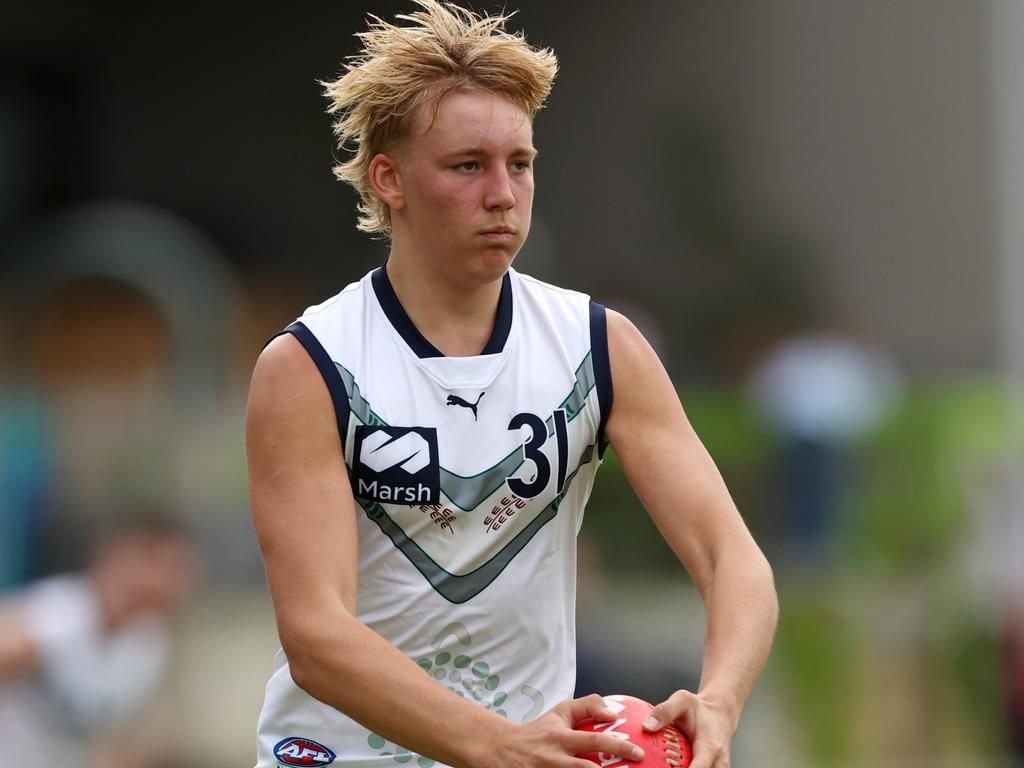 Alix Tauru has bolted up draft boards. Picture: Will Russell/AFL Photos/via Getty Images