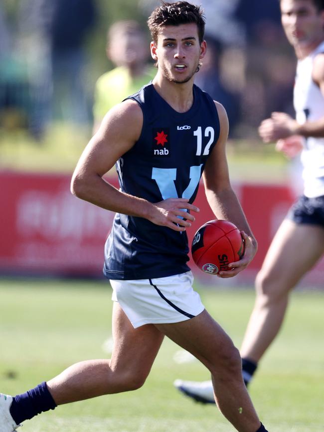 Collingwood can only get super silky Nick Daicos as part of the father-son deal. Picture: Michael Klein