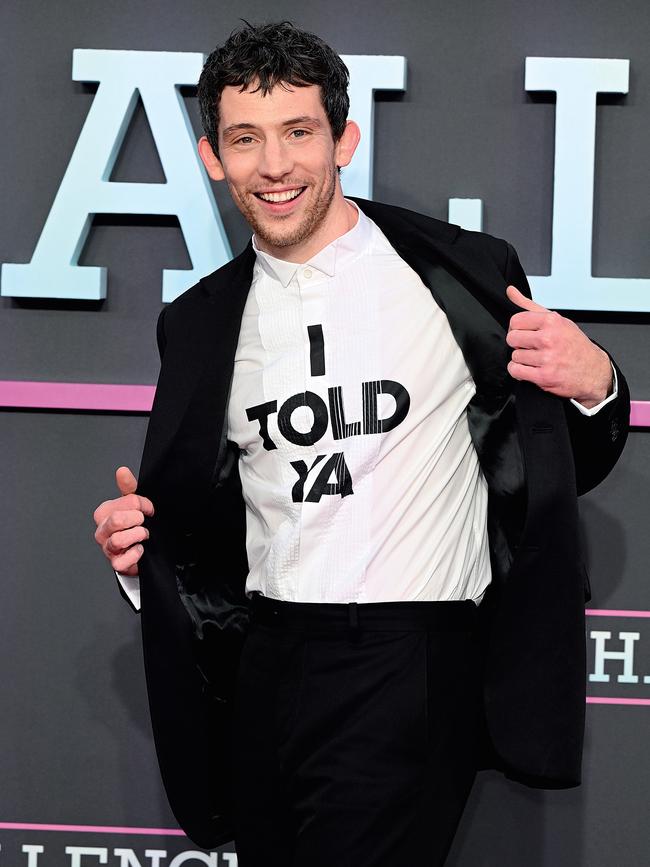 Josh O'Connor attends the "Challengers" UK Premiere at Odeon Luxe Leicester Square. Picture: Jeff Spicer/Getty Images for Warner Bros