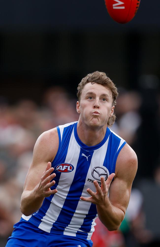 Nick Larkey has a promising record. Picture: Dylan Burns/AFL Photos