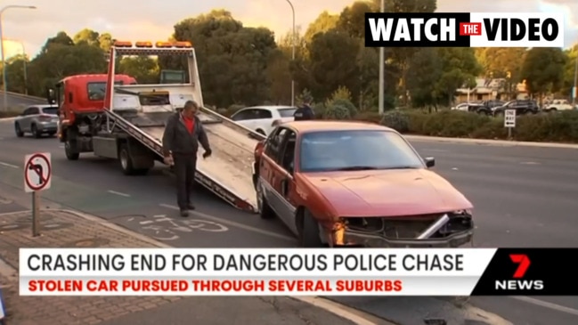 Dangerous police chase (7 News)