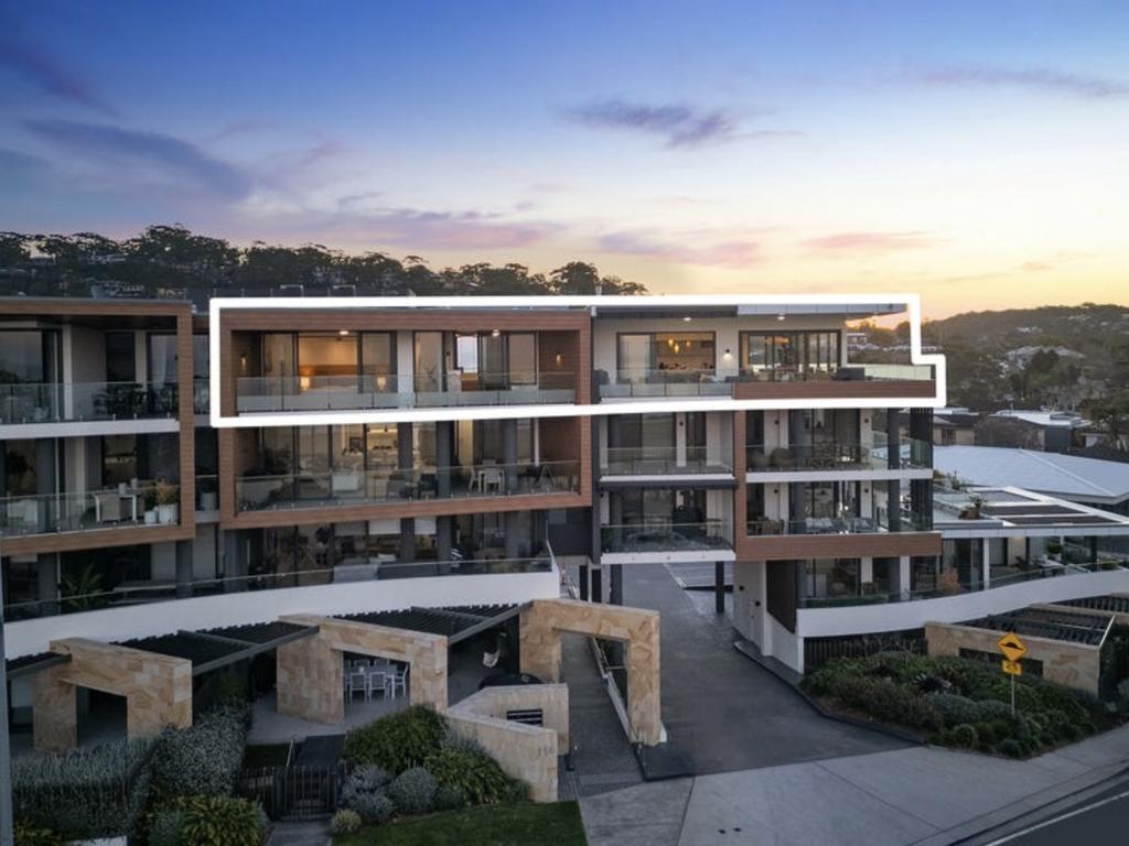 This penthouse has sold for a Terrigal apartment record of $8.5m