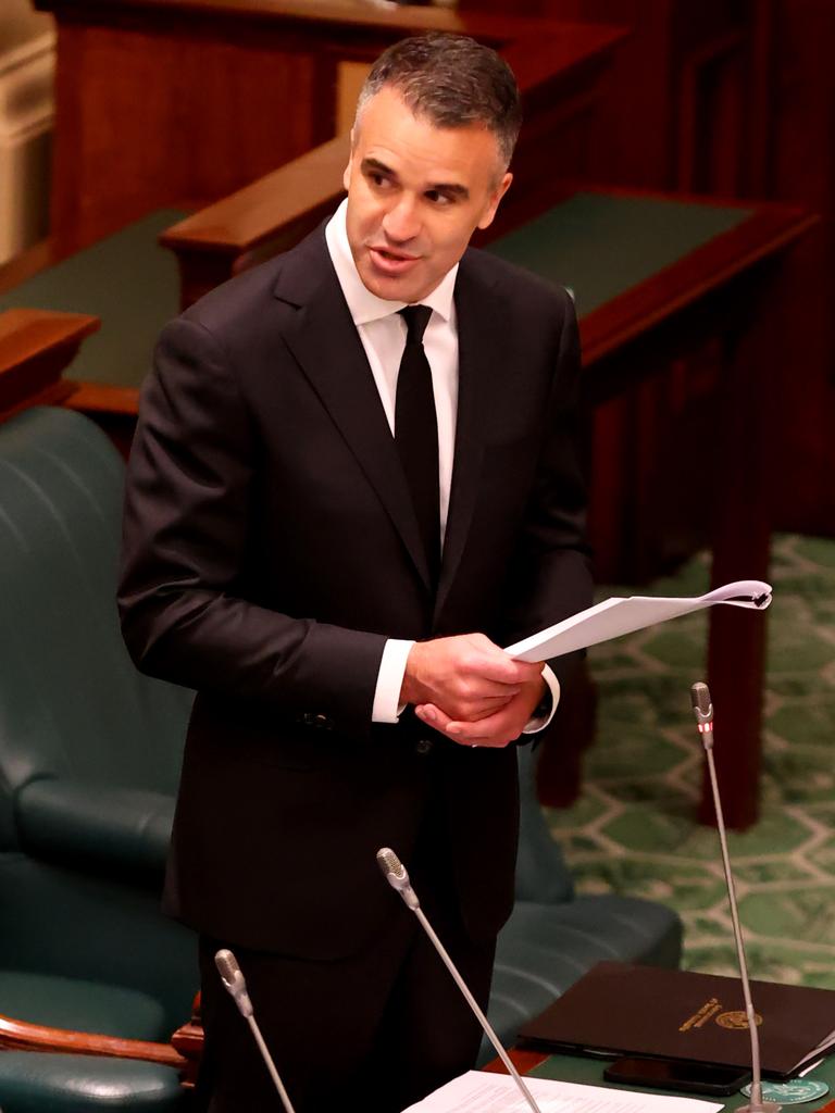 Premier Peter Malinauskas. Picture: Kelly Barnes