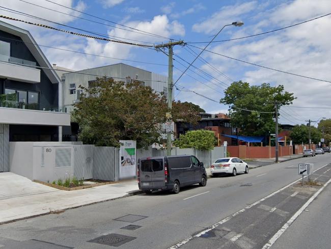 The incident occured on Hotham St, St Kilda East, outside Yeshivah Primary School. Picture: Google Maps