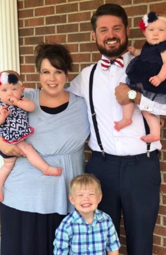 Pastor Ryan Marlow, 37, was pronounced dead by doctors on August 27 – but declared alive three days later. Picture: Grace Baptist Church