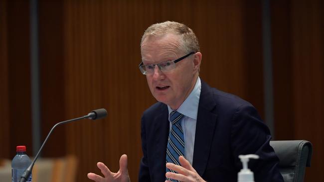 Reserve Bank governor Philip Lowe. Picture: Getty Images.