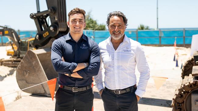 Julian and Allen Sammut at the COAST Gold Coast site.