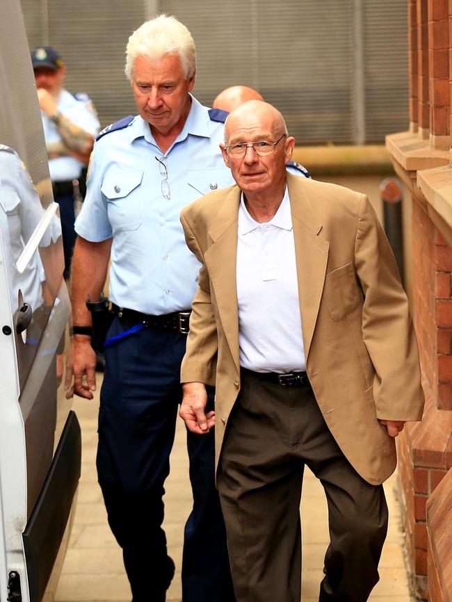 Roger Rogerson leaving King Street Supreme Court yesterday. Picture: Adam Taylor