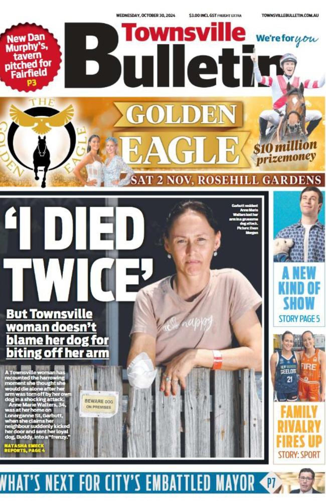 Townsville Bulletin 2024 front page