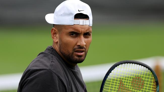 Nick Kyrgios is miminal chance of playing at the Australian Open. (Photo by Patrick Smith/Getty Images)