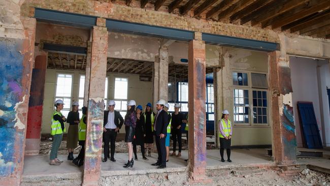 The old Collingwood tech school site will be turned into a community arts hub.