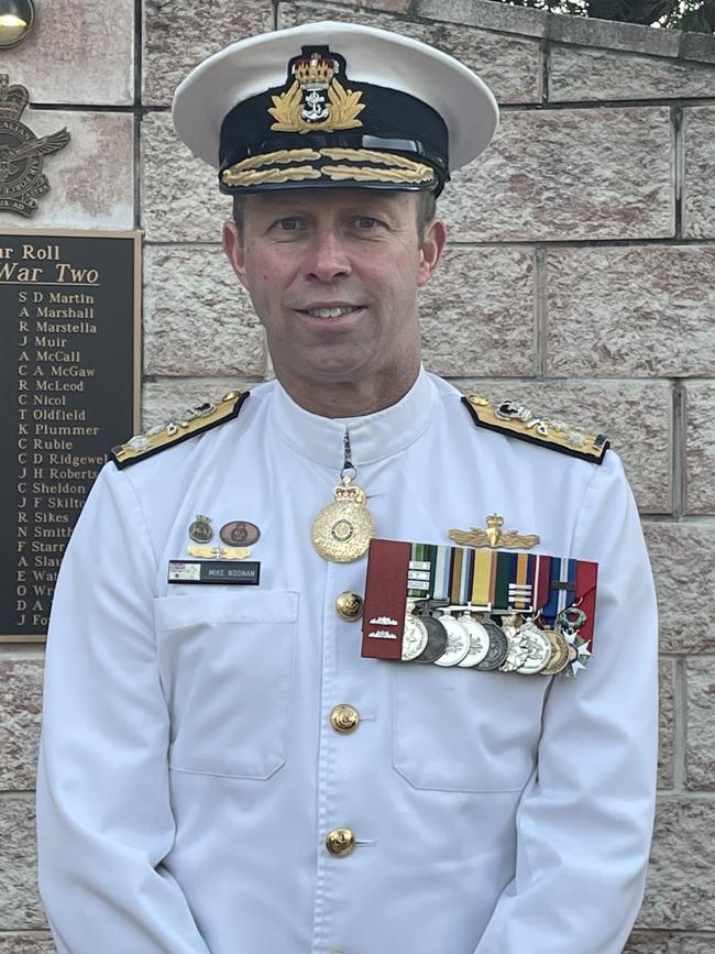 Vice Admiral Michael Noonan at Anzac Day Dawn Service