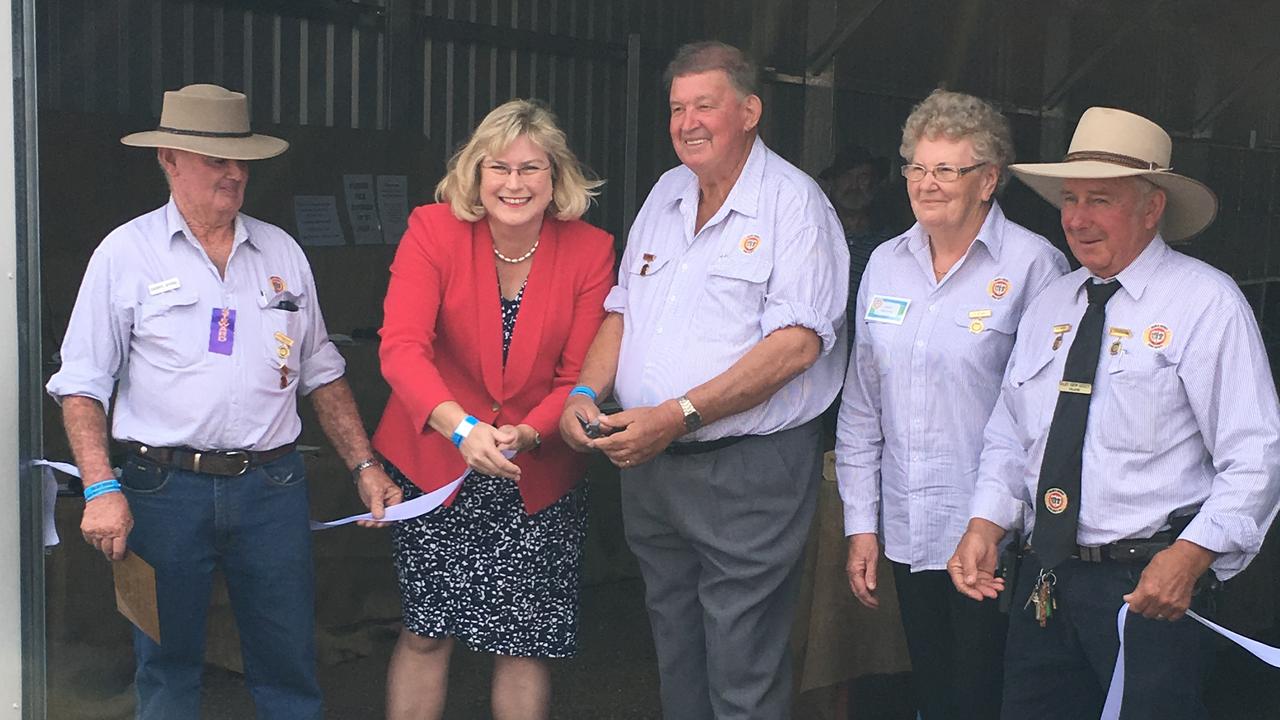 GRANTS FOR SHOWS: Parsons Pavillion Ribbon cutting at the 2019 Dalby Show. Picture: Contributed