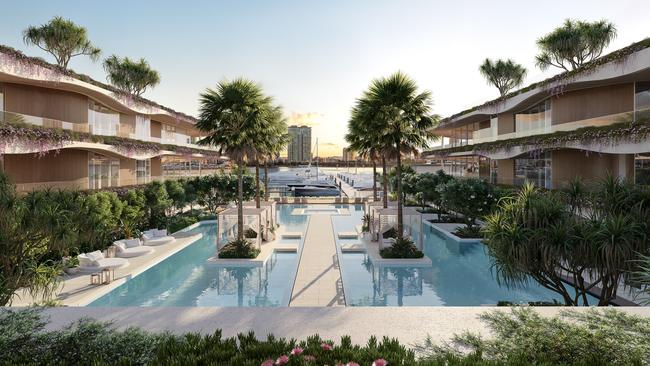 Gordon Corp has received the green light to deliver the Gold Coast’s first dedicated superyacht marina and residences. Picture: Supplied