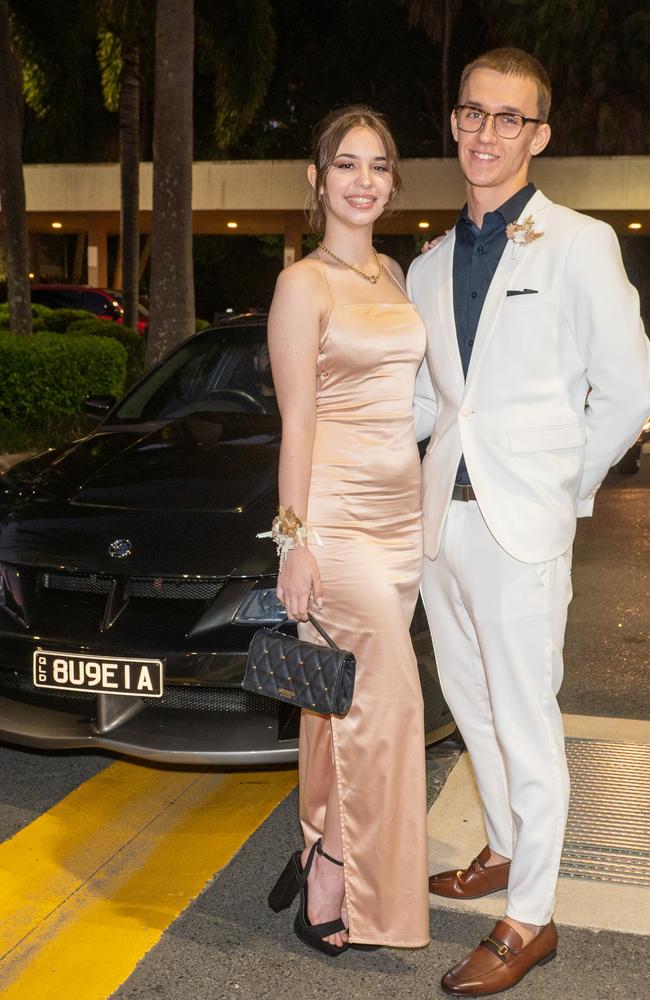 Kayla Dalton and Ryan Chatteris at Whitsunday Anglican School Year 12 Formal Saturday 16 September 2023 Picture: Michaela Harlow