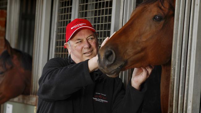 Trainer Michael Moroney died in his sleep on Thursday morning. Picture: Michael Klein