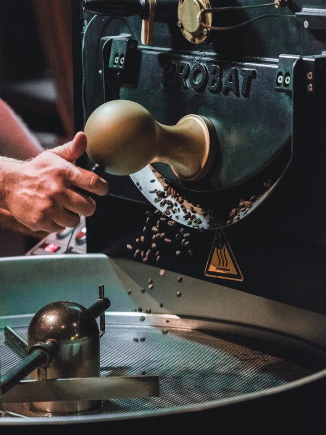 A smaller roaster at The Grounds of Alexandria. Picture: Supplied