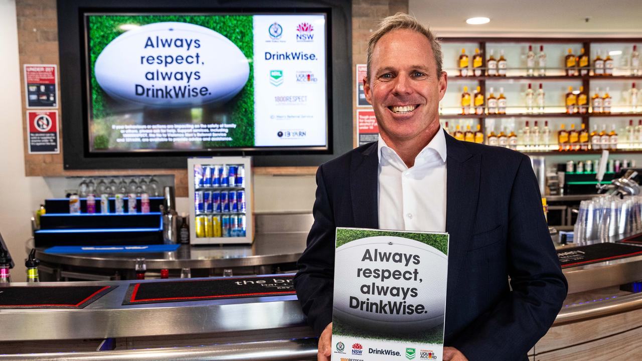 DrinkWise chief executive Simon Strahan said the “Always Respect, always DrinkWise campaign” was an opportunity to remind all fans to enjoy great State of Origin moments and seek help if they need help with their alcohol consumption. Picture: Supplied