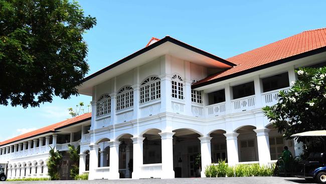 The Capella Hotel on Sentosa, Singapore. Picture: AFP