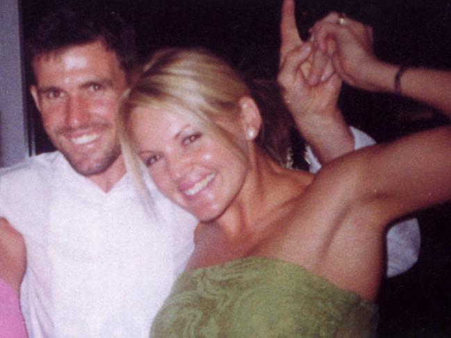 Anthony Stevens with former wife Kelli in 2001.