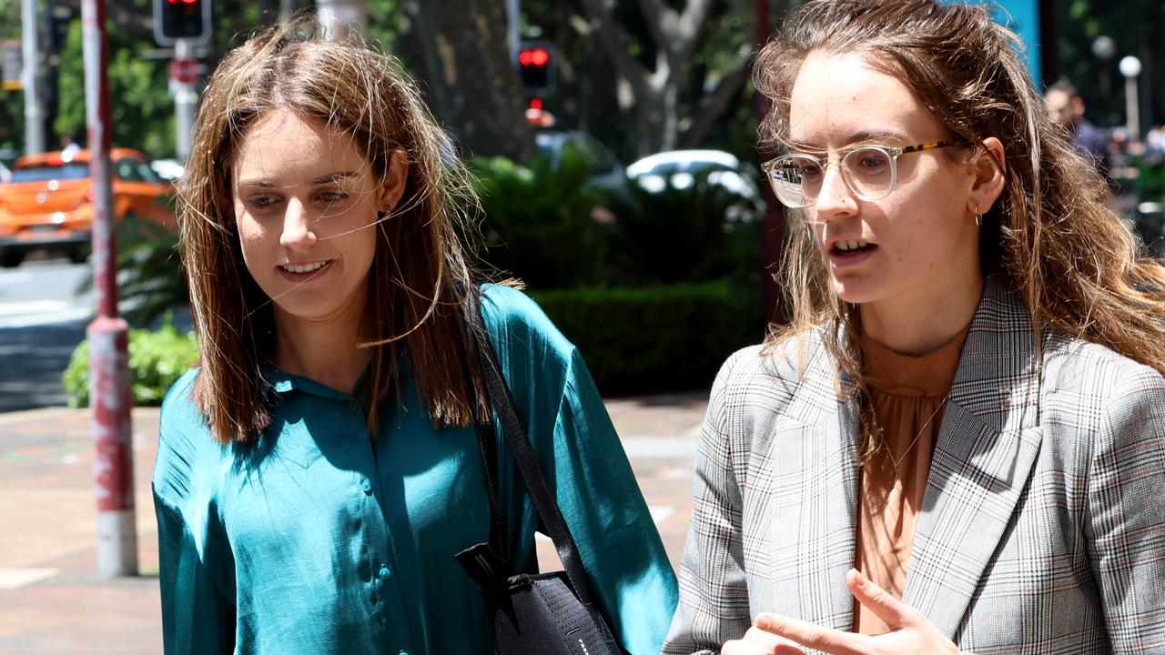 Nicky Hamer gave evidence to the WA Supreme Court on Wednesday. Pictured (left) during Bruce Lehrmann’s defamation trial in Sydney. Picture: NCA NewsWire / Damian Shaw