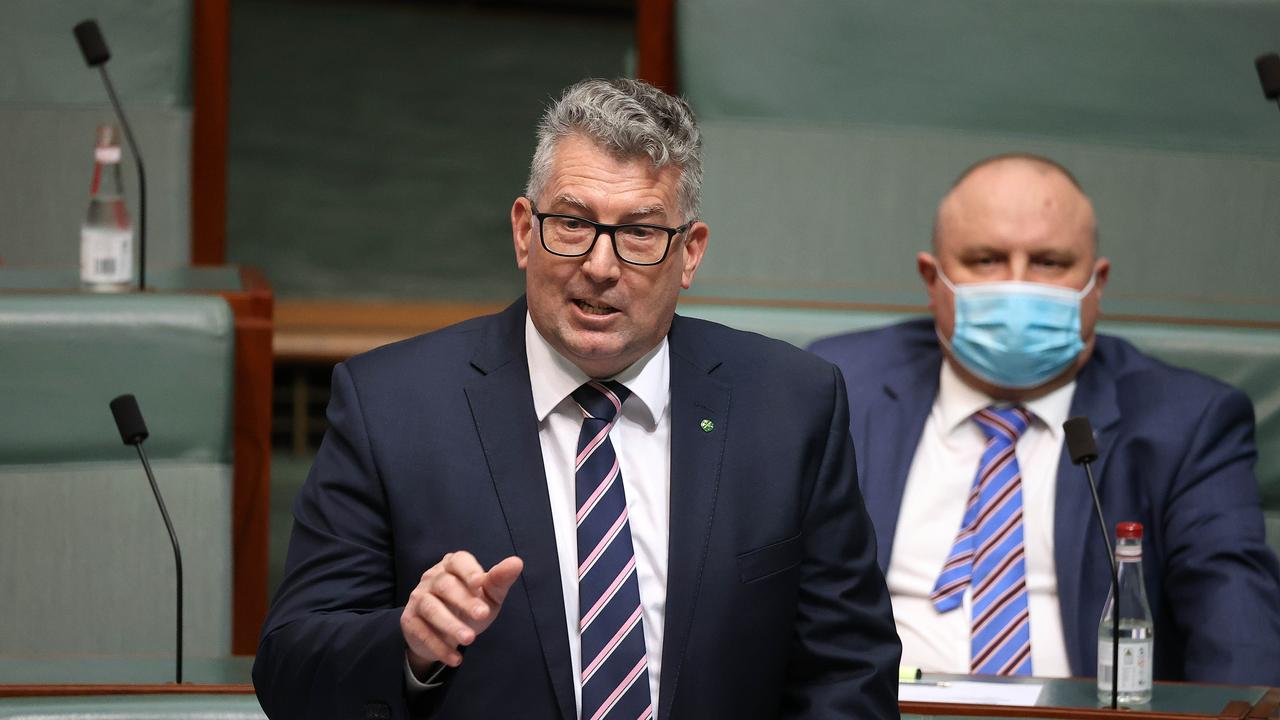 Resources Minister Keith Pitt says revoking existing approvals would damage Australia’s reputation. Picture: NCA NewsWire / Gary Ramage