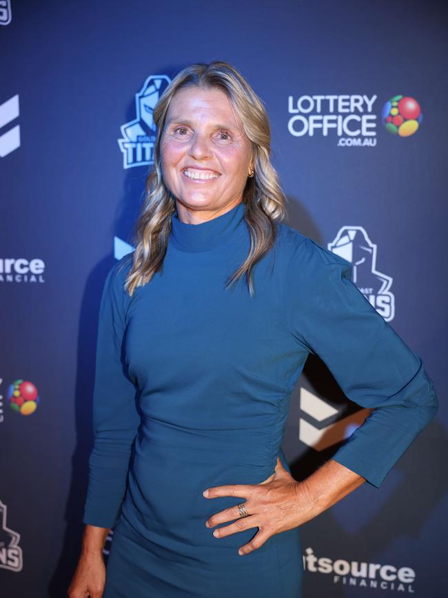 Karryn Murphy at the Gold Coast Titans NRLW 2025 Season Launch at Isoletto The Star Gold Coast. Picture, Portia Large.